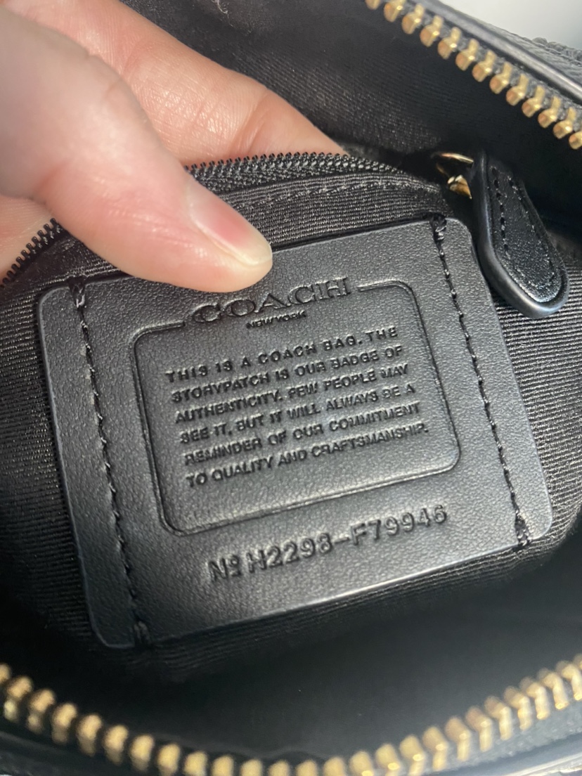 Black coach bag like new condition - photo 5