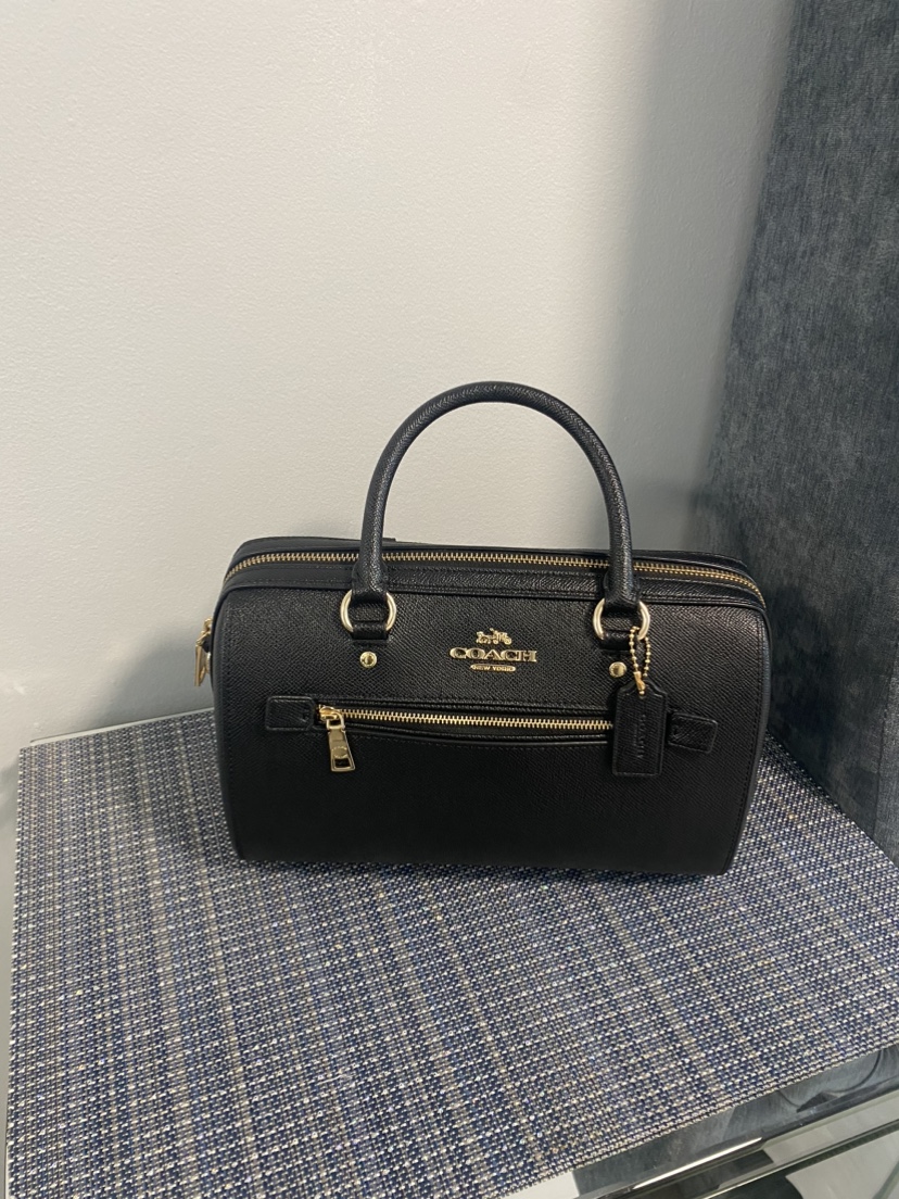 Black coach bag like new condition