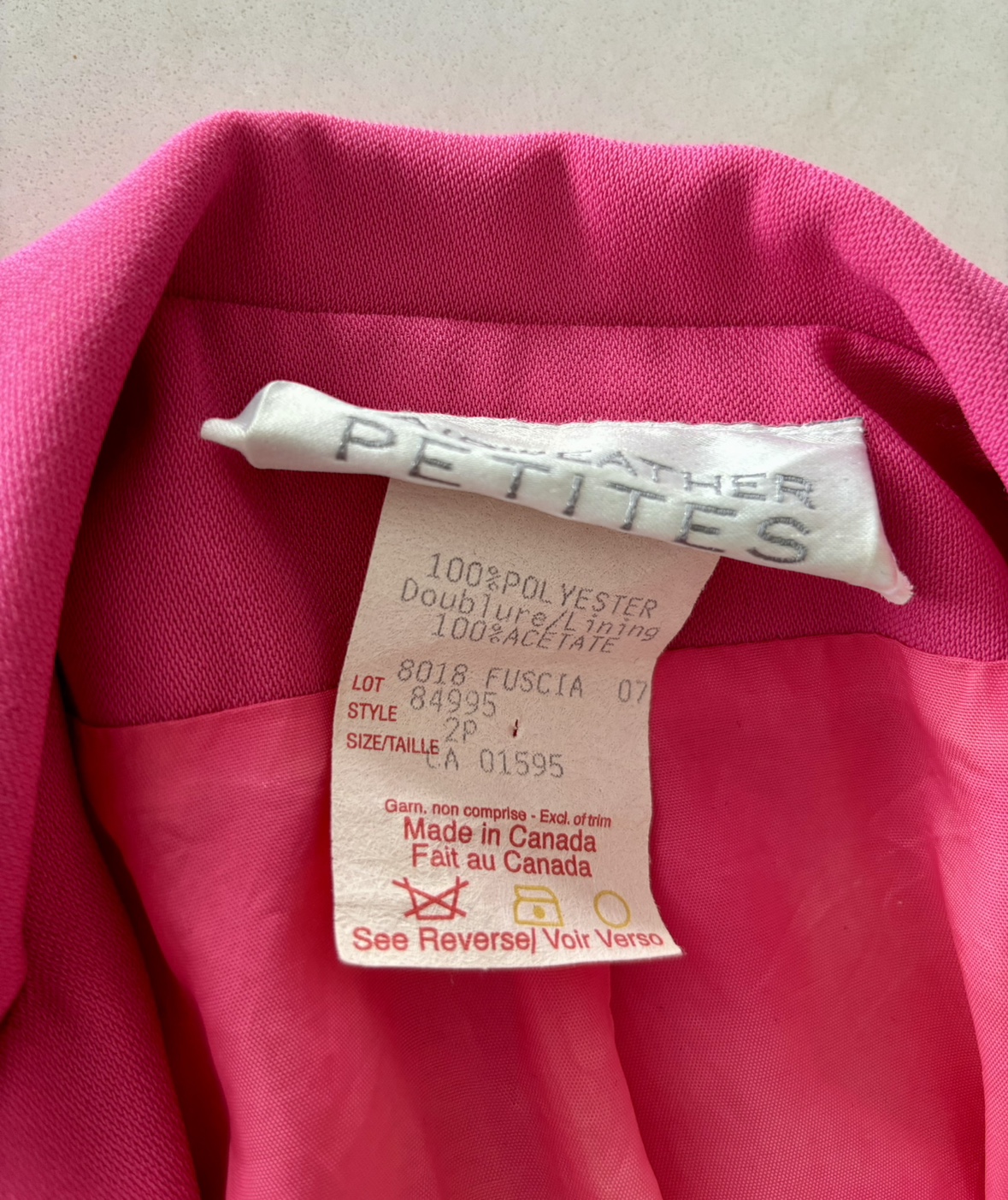 Pink Suit Jacket and Skirt image indicator(2)