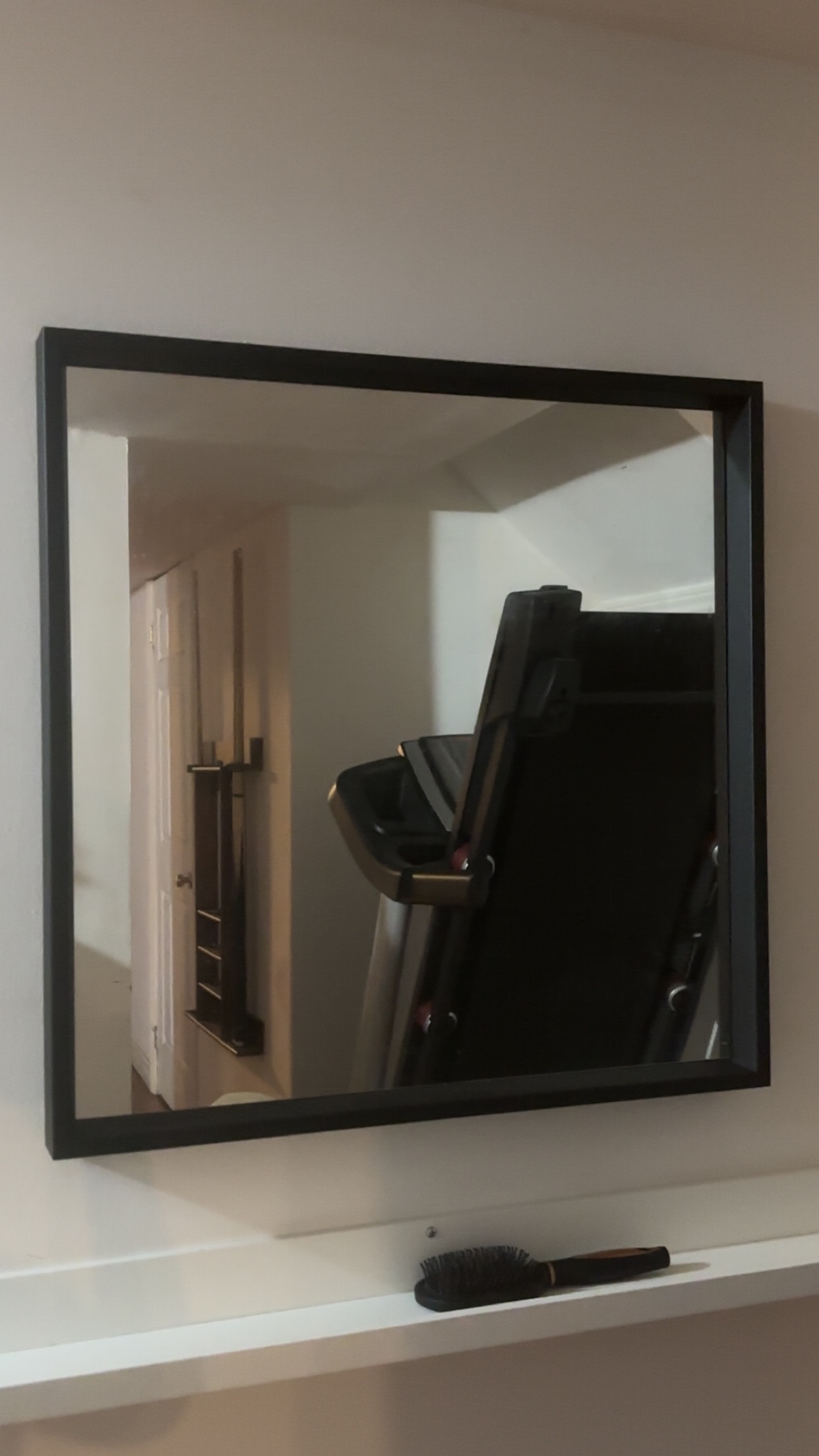 Black vanity mirror