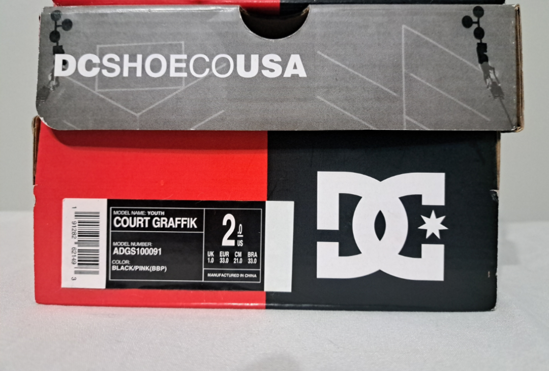 DC Shoes Kids Brand New Sz 2 Youth Girls image indicator(2)