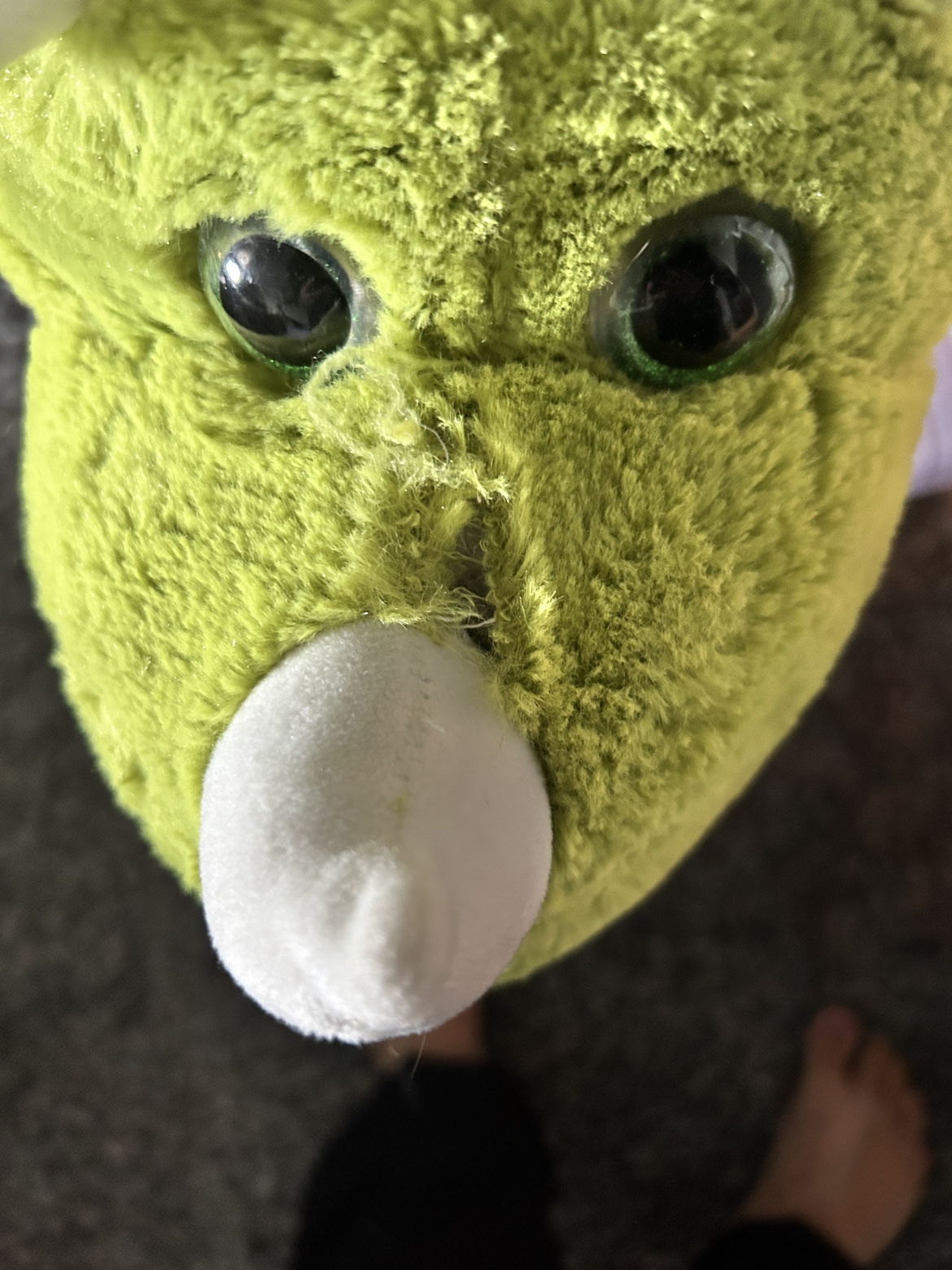 Large Green Plush Dinosaur - photo 3