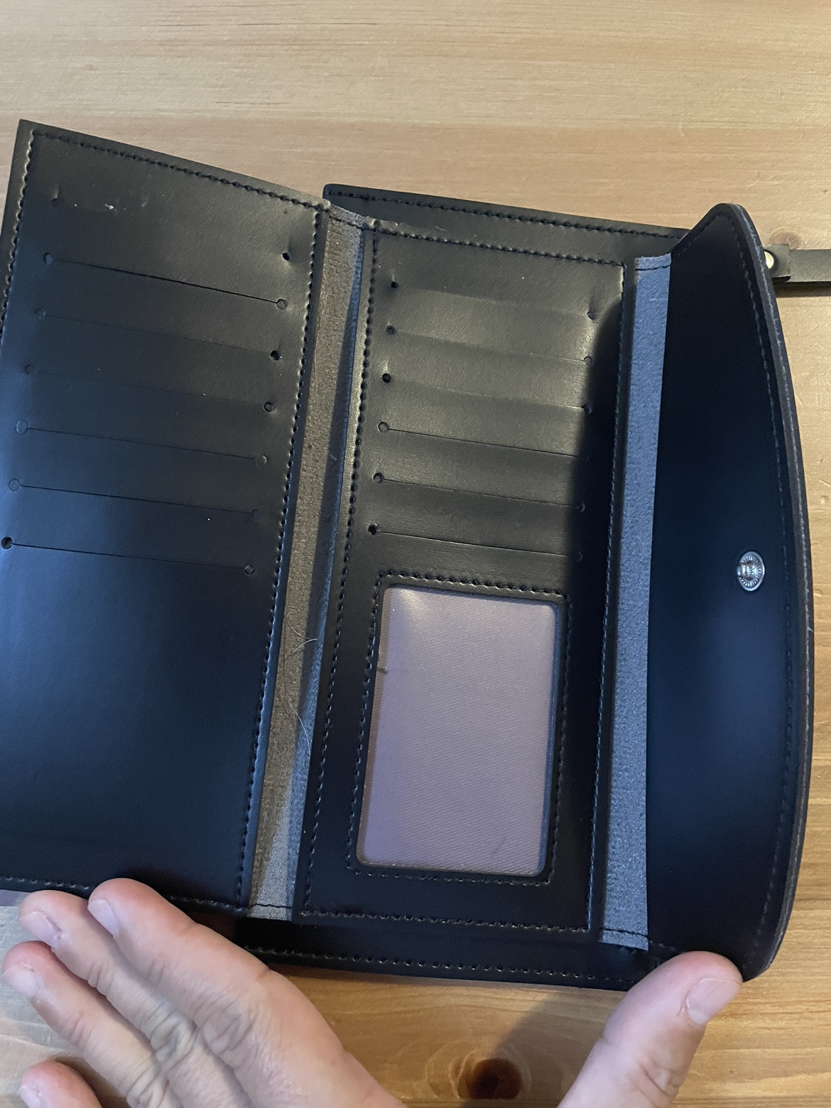 Black Leather Wallet image indicator(2)