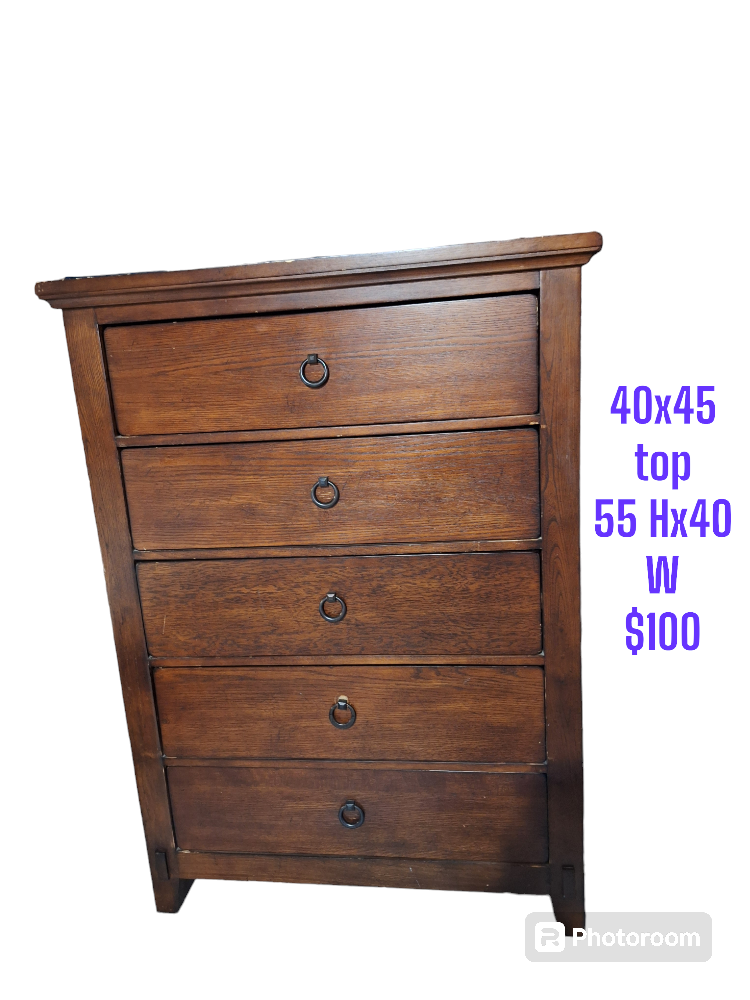 Tall boy Ashley dresser thumbnail