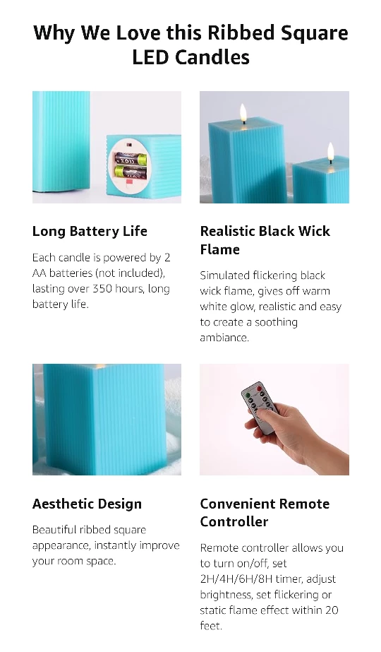 NEW!   LED Tealight Candles with Remote Control image indicator(3)