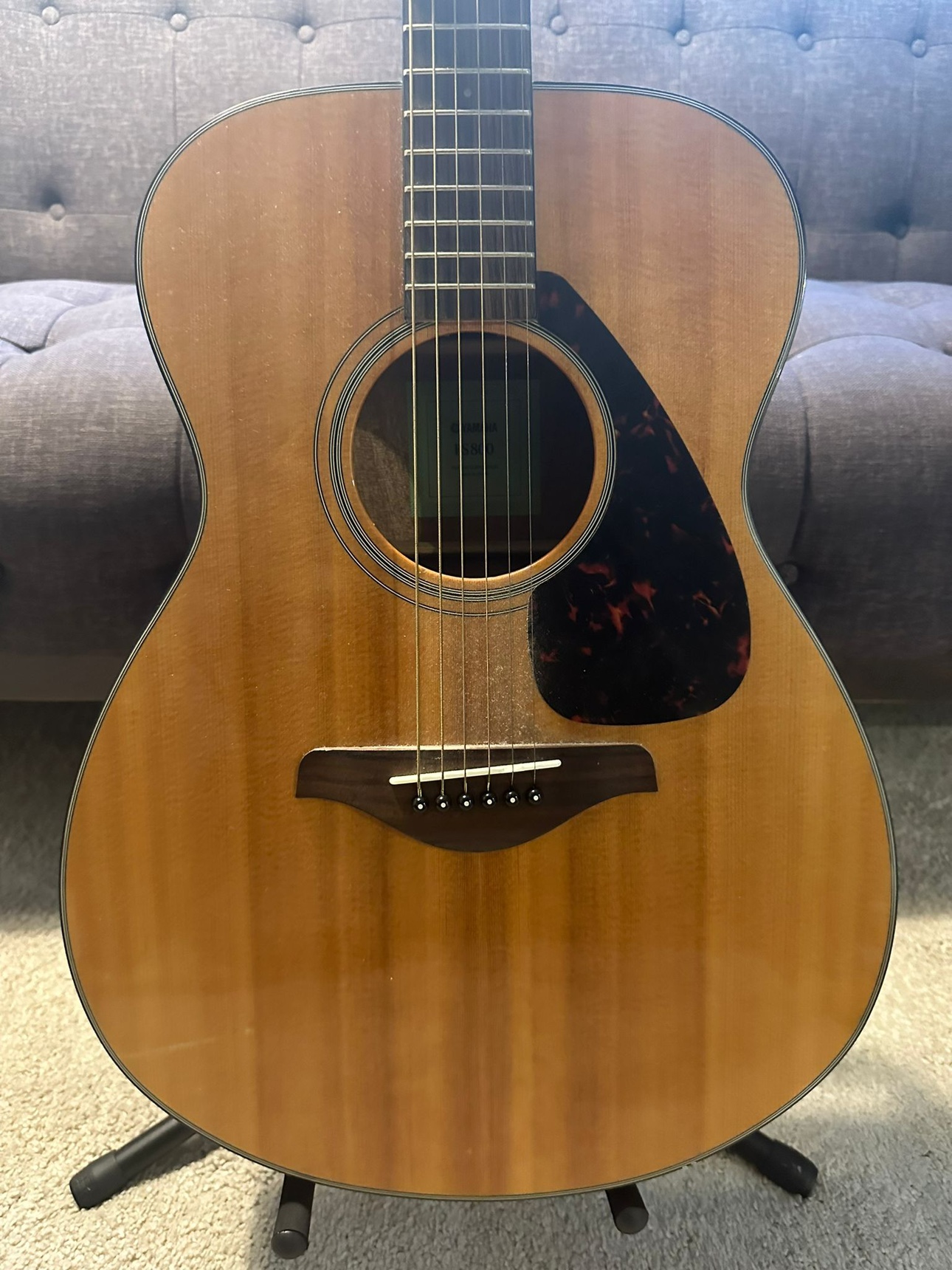 Yamaha FS800 Acoustic Guitar - photo 2