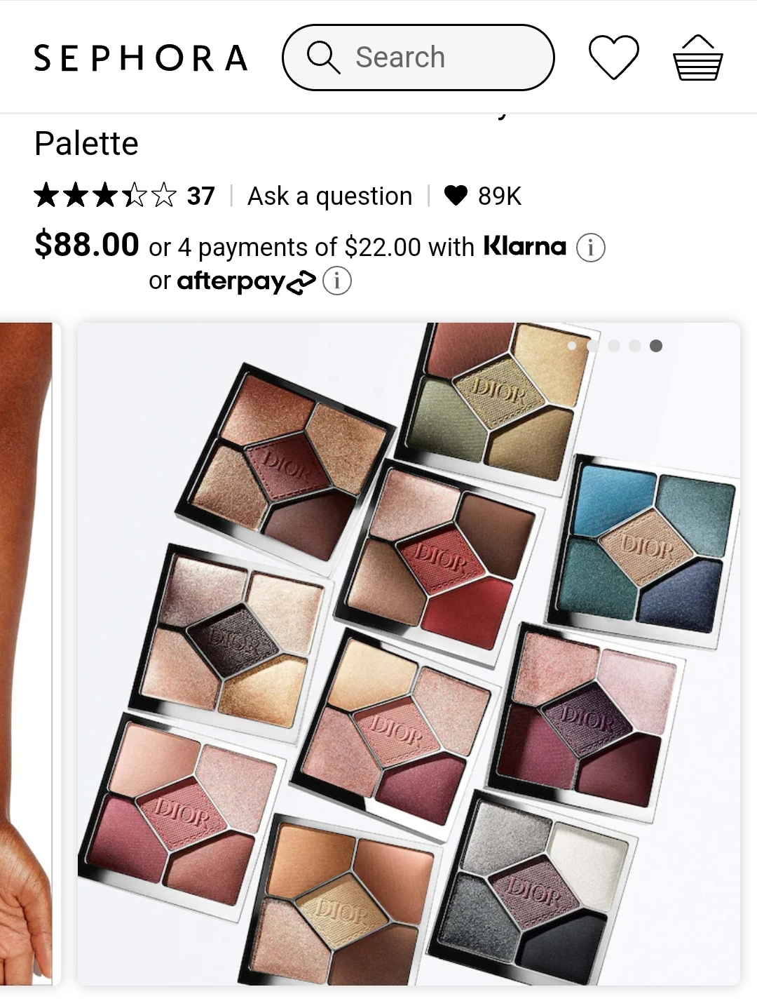 Dior 5 Colour Eyeshadow Palette - photo 3