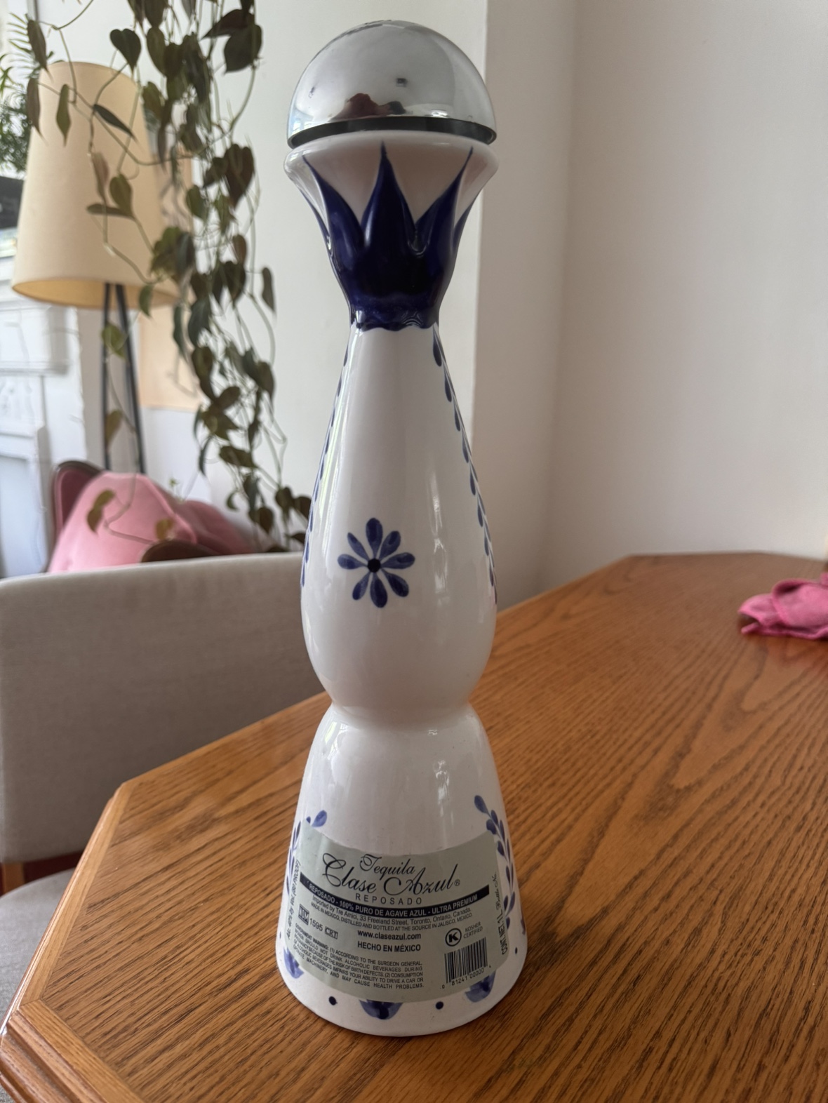 Clase Azul Tequila Bottle - photo 2