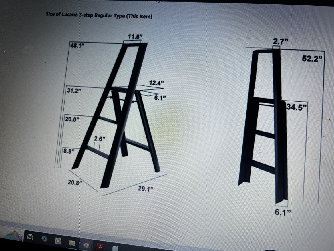 Lucano Hasegawa 3-Step Ladder image indicator(9)
