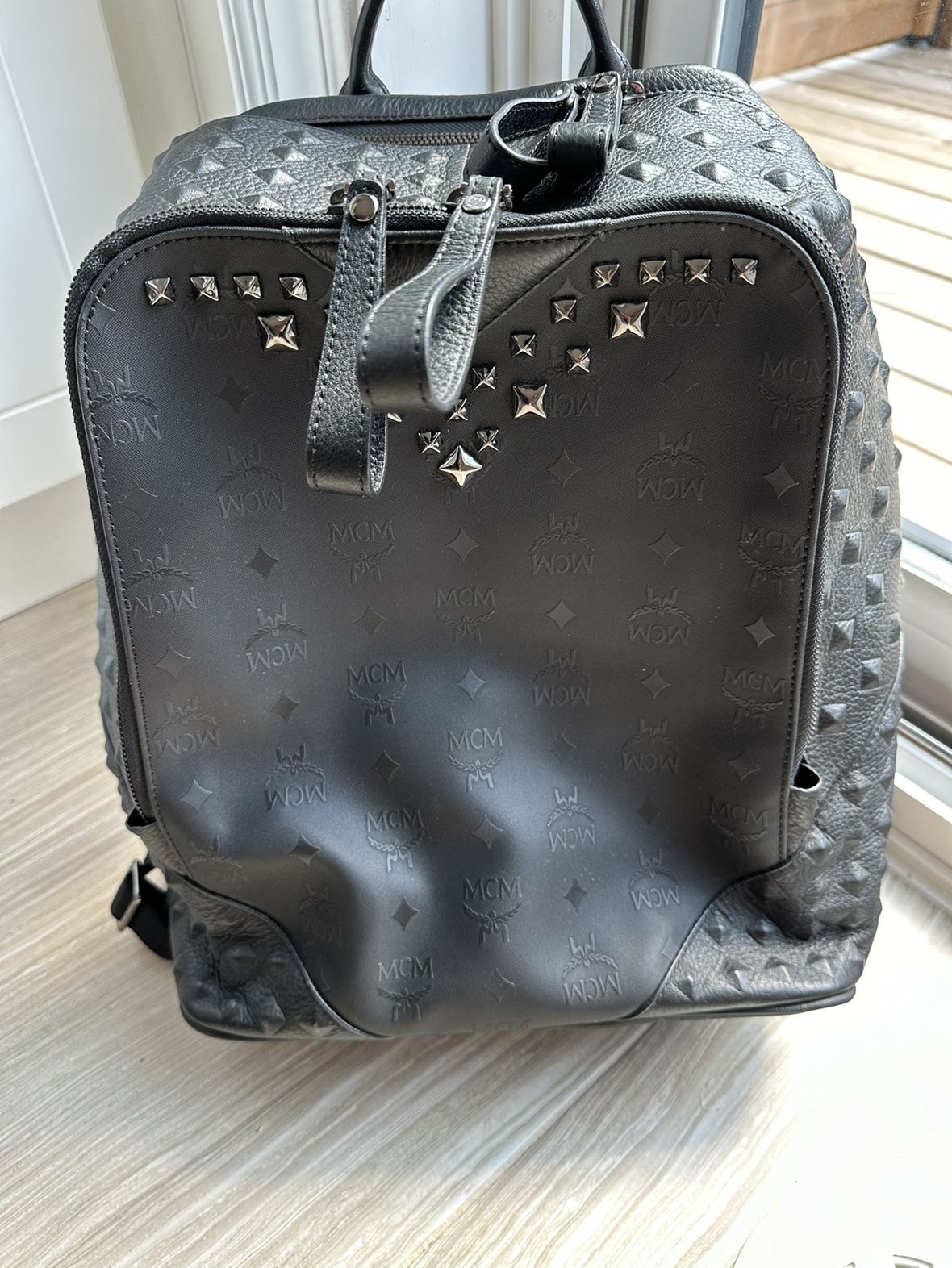 Authentic MCM backpack used