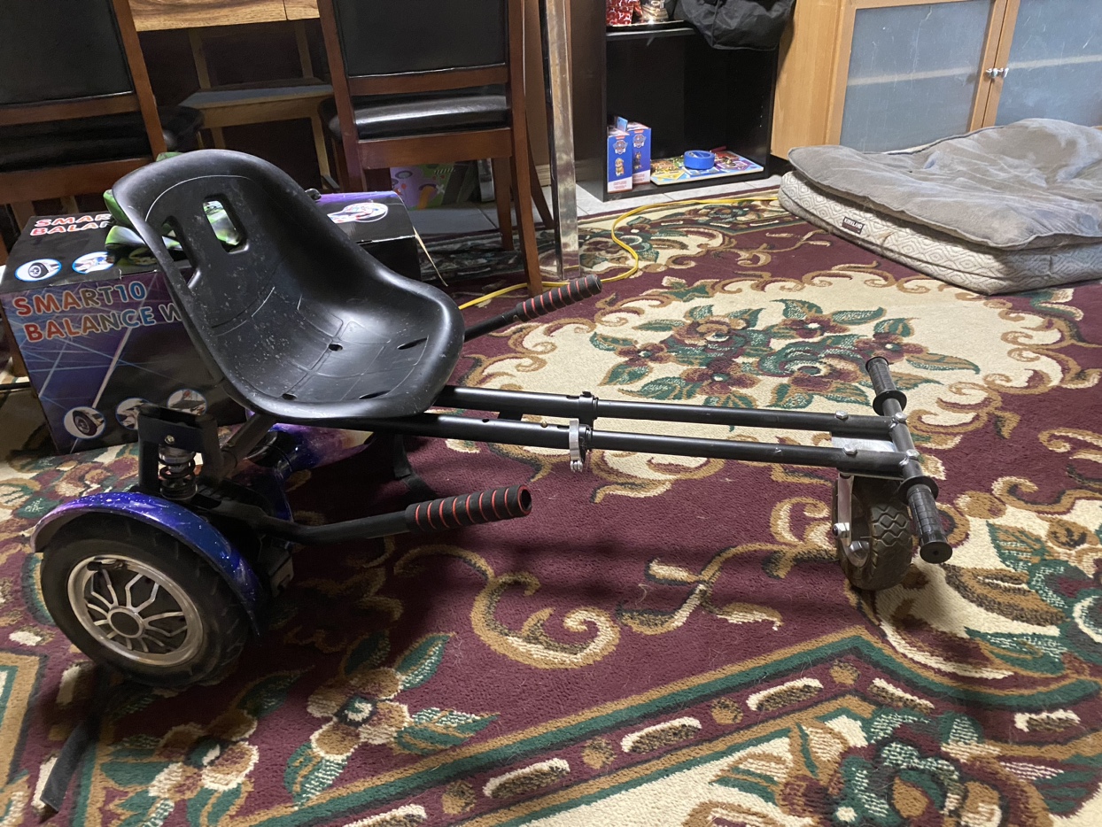 10” hoverboard and cart - photo 4