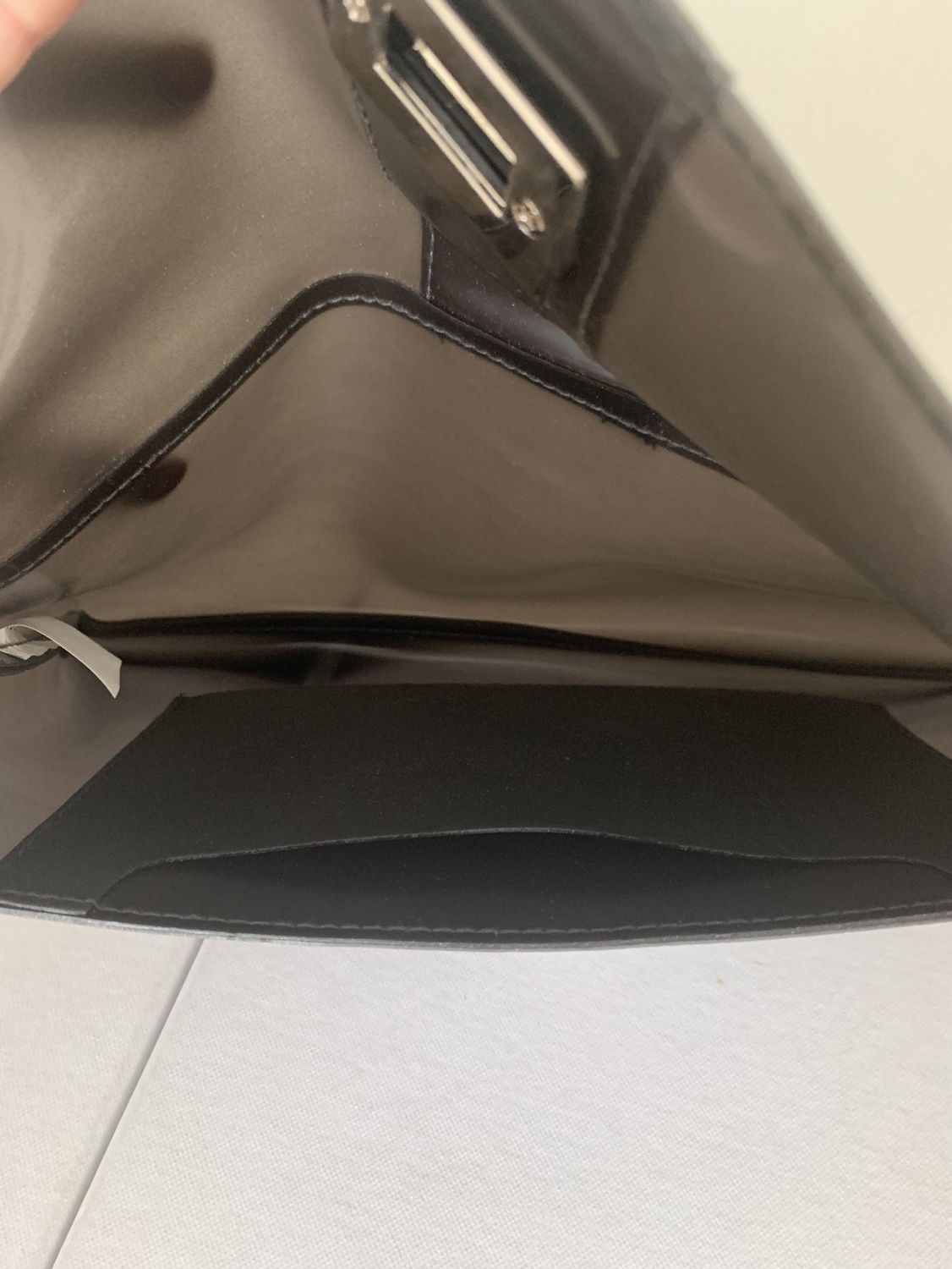 Y2K clutch purse handbag grey gray image indicator(4)