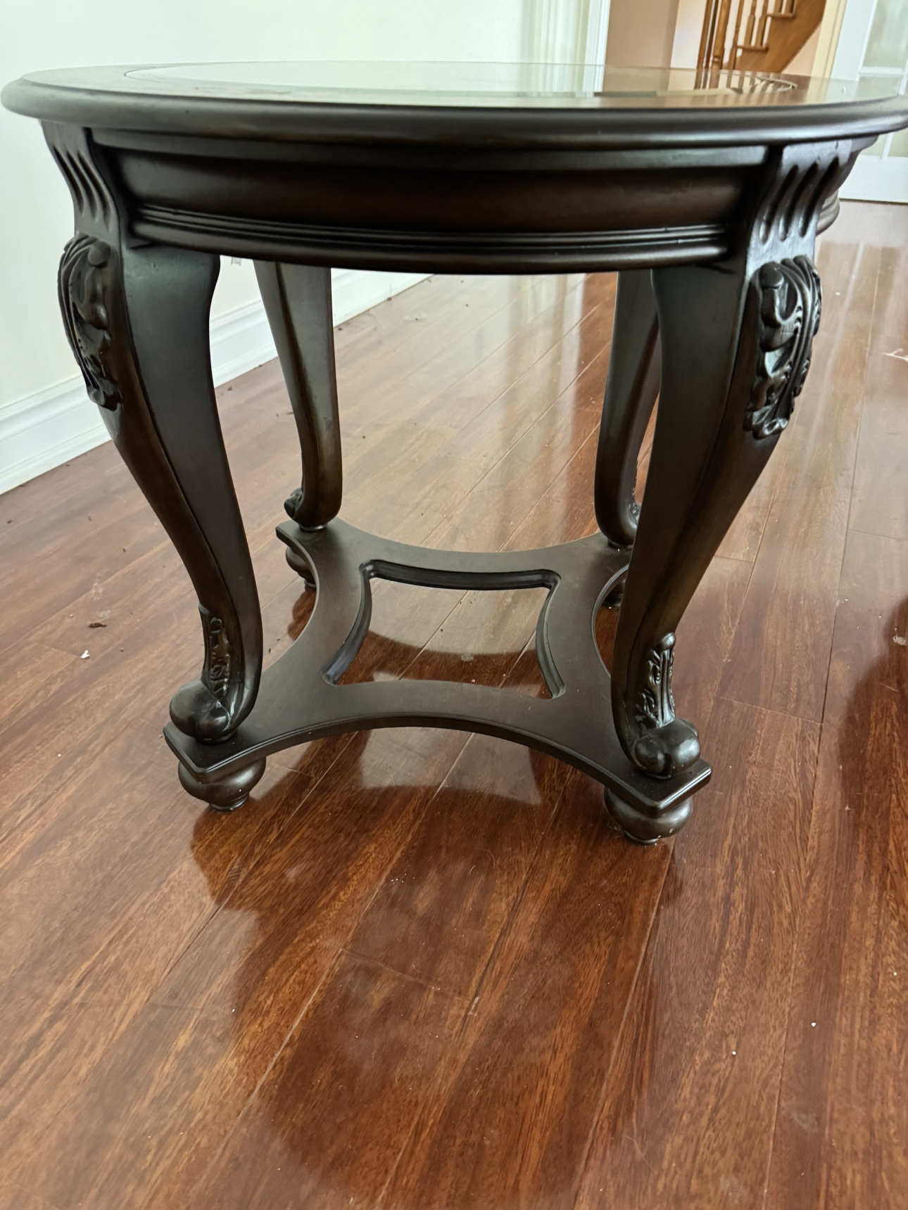 Ornate Glass Top Coffee Table - photo 3