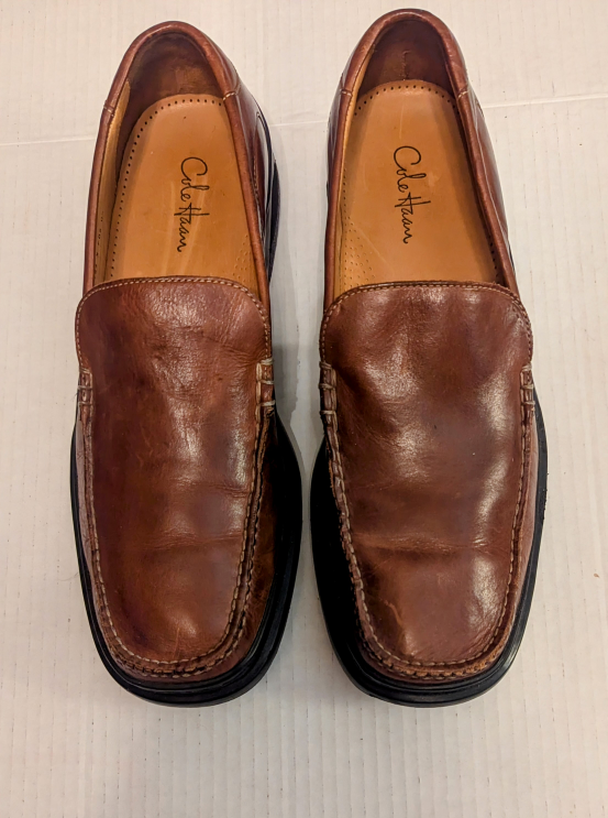 Cole Haan Nike Air Santa Barbara Leather Casual Loafers Size