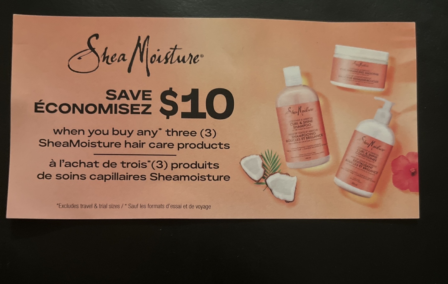 Shea Moisture 10$ coupon thumbnail