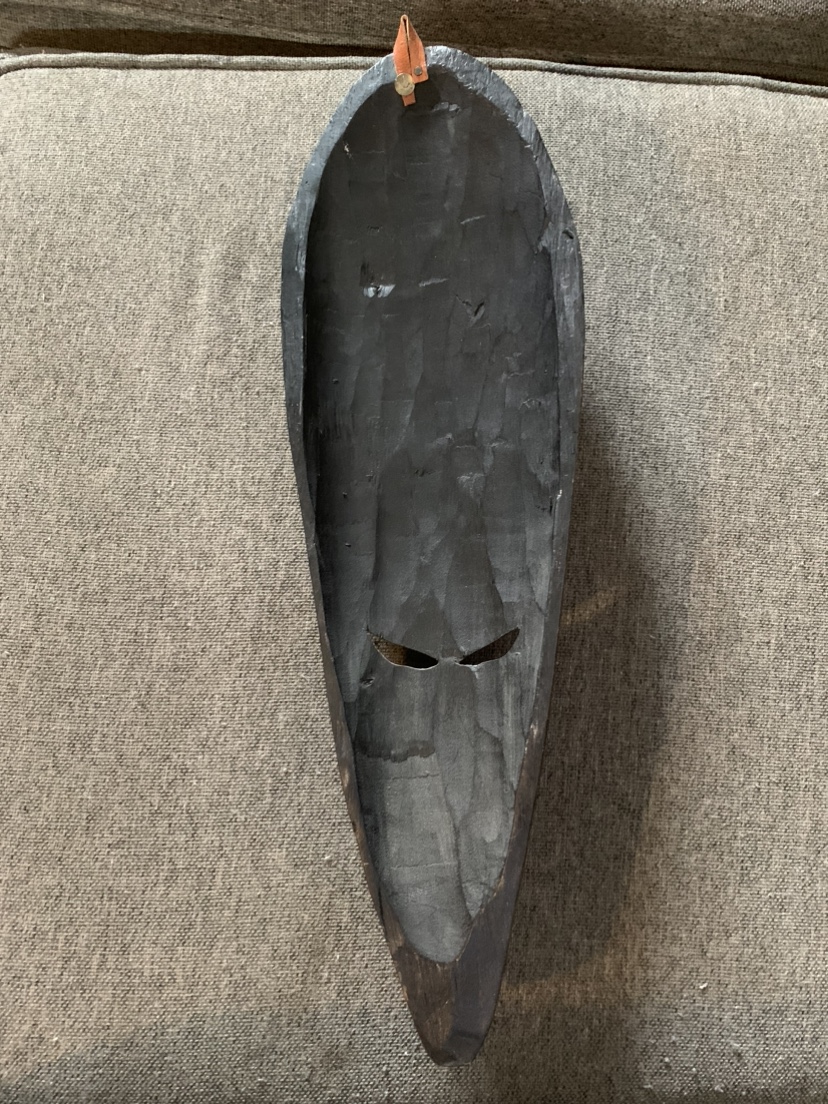 African Wooden Mask - photo 3