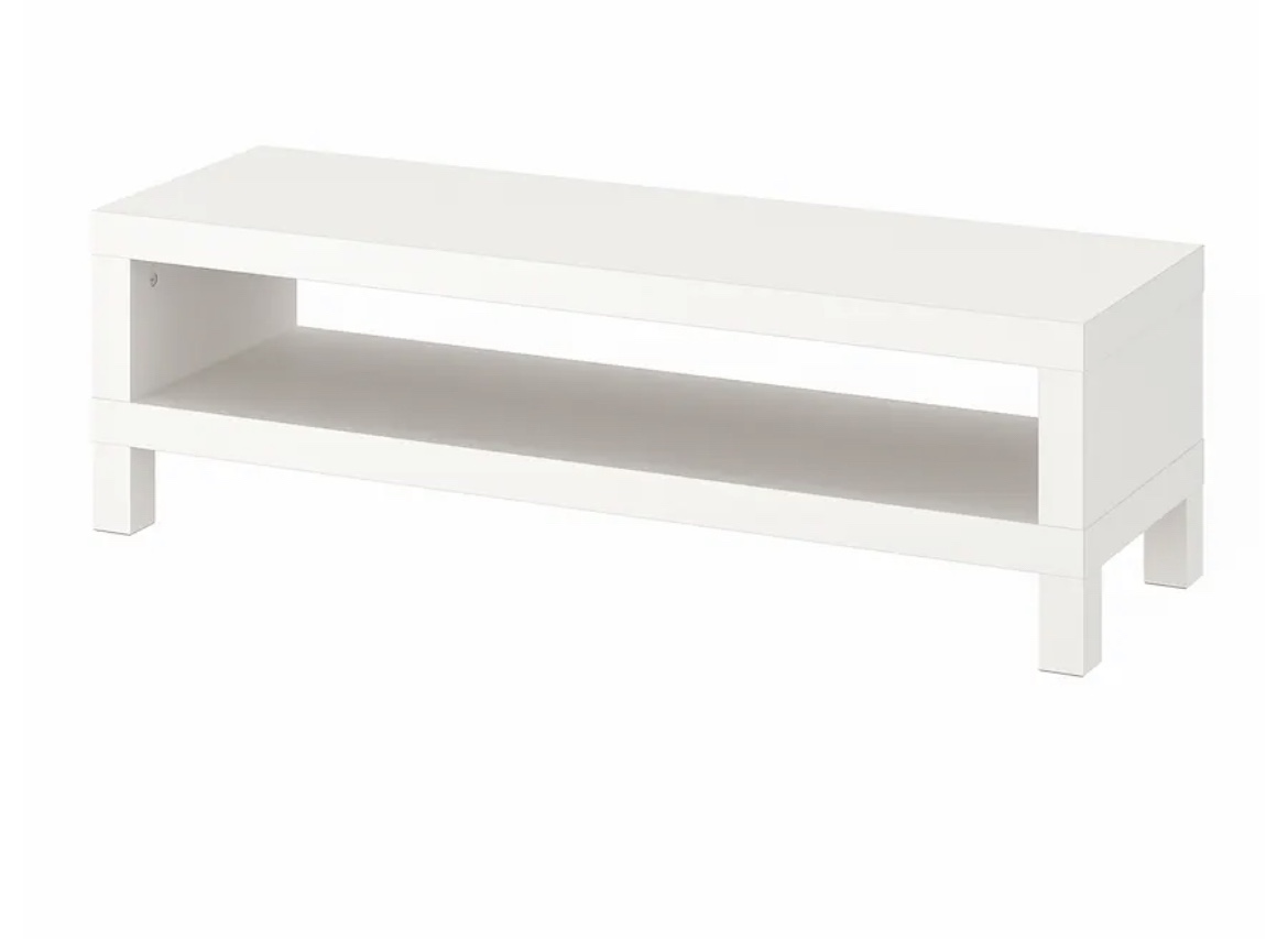 White TV stand
