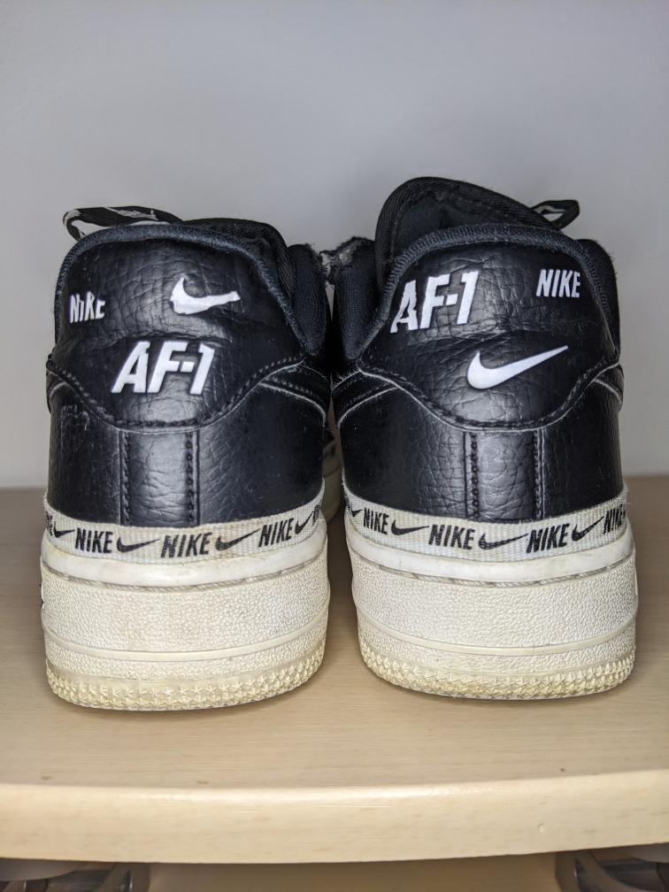 Nike Air Force 1 Ribbon Black White Women’s Size 6.5 image indicator(4)