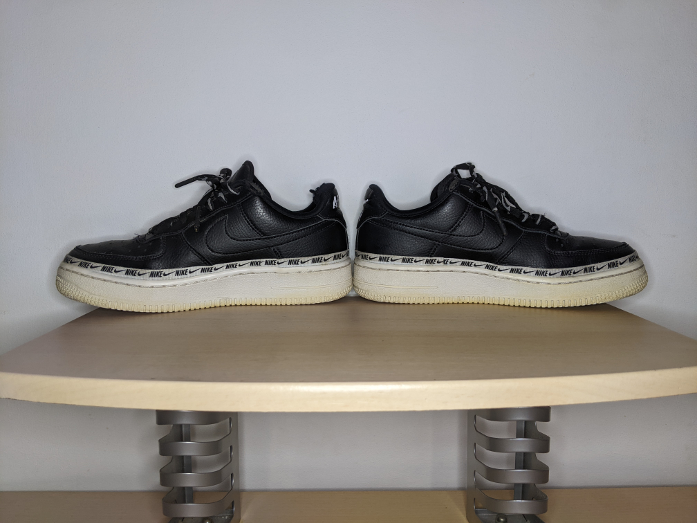 Nike Air Force 1 Ribbon Black White Women’s Size 6.5 image indicator(6)