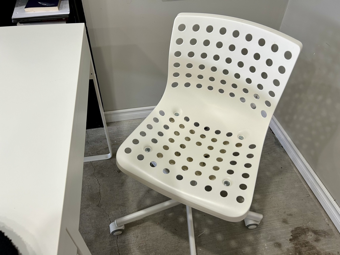 IKEA Swivel chair + pad, office/study chair
