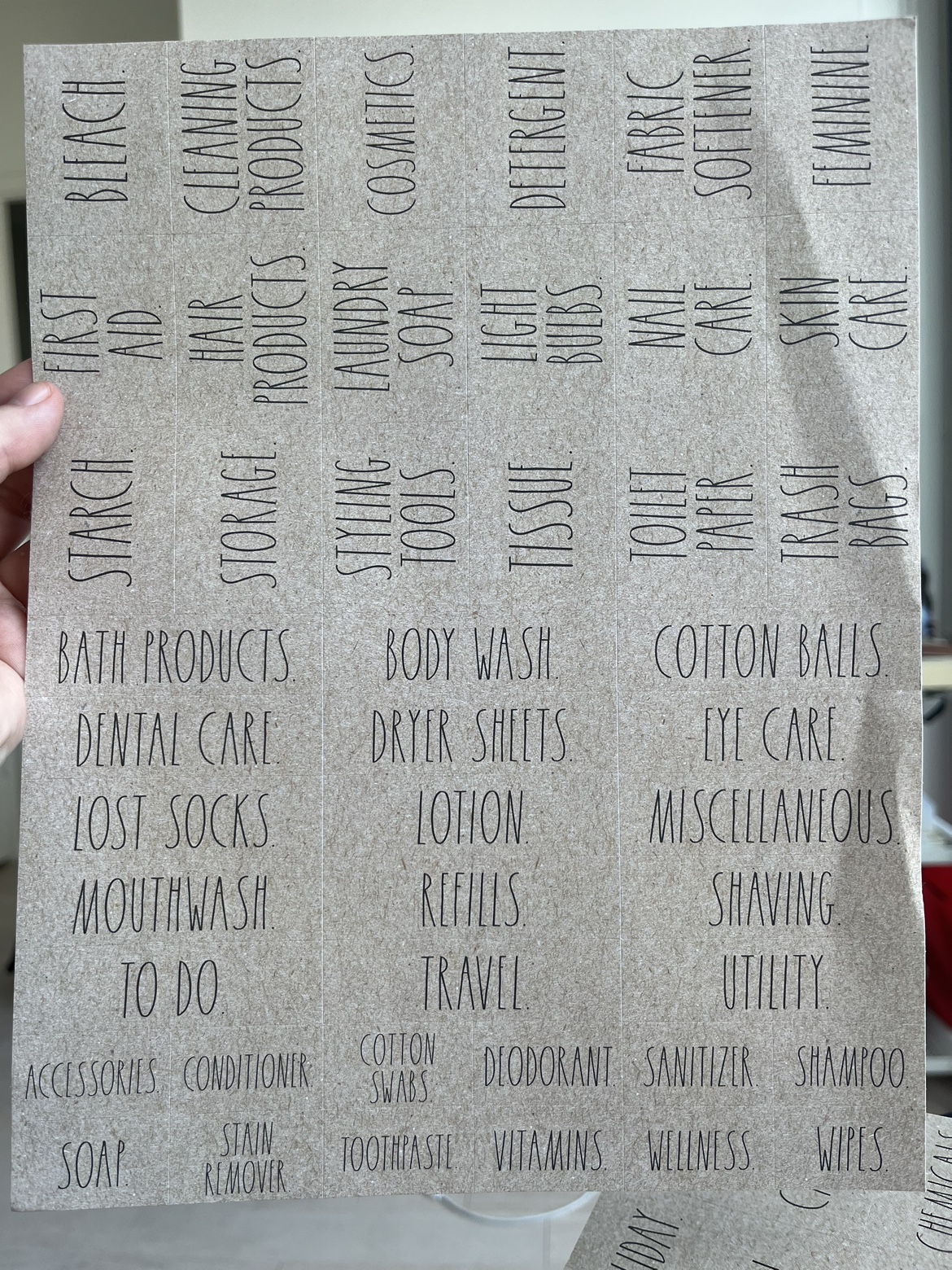 Storage Label Set - photo 2