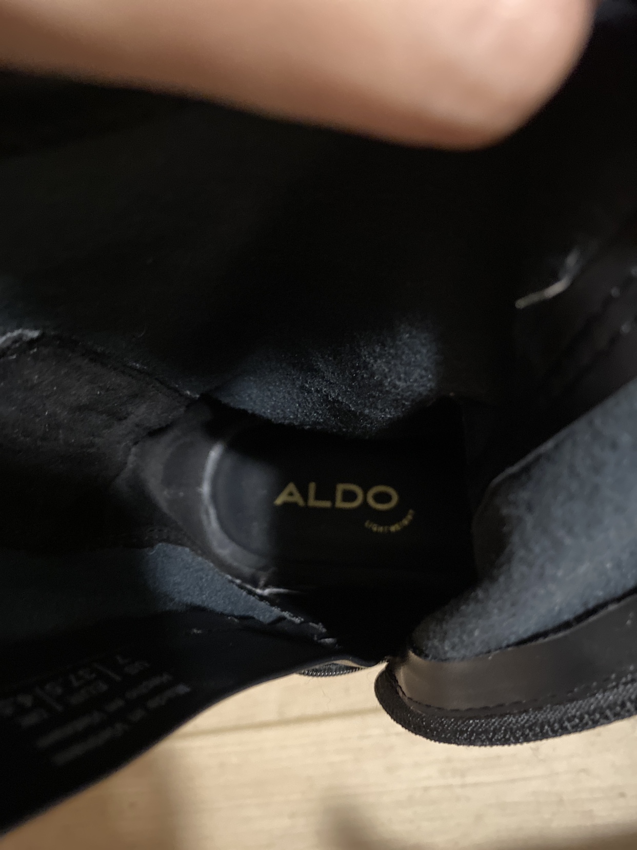 Aldo Black Boots Size 7 - photo 4