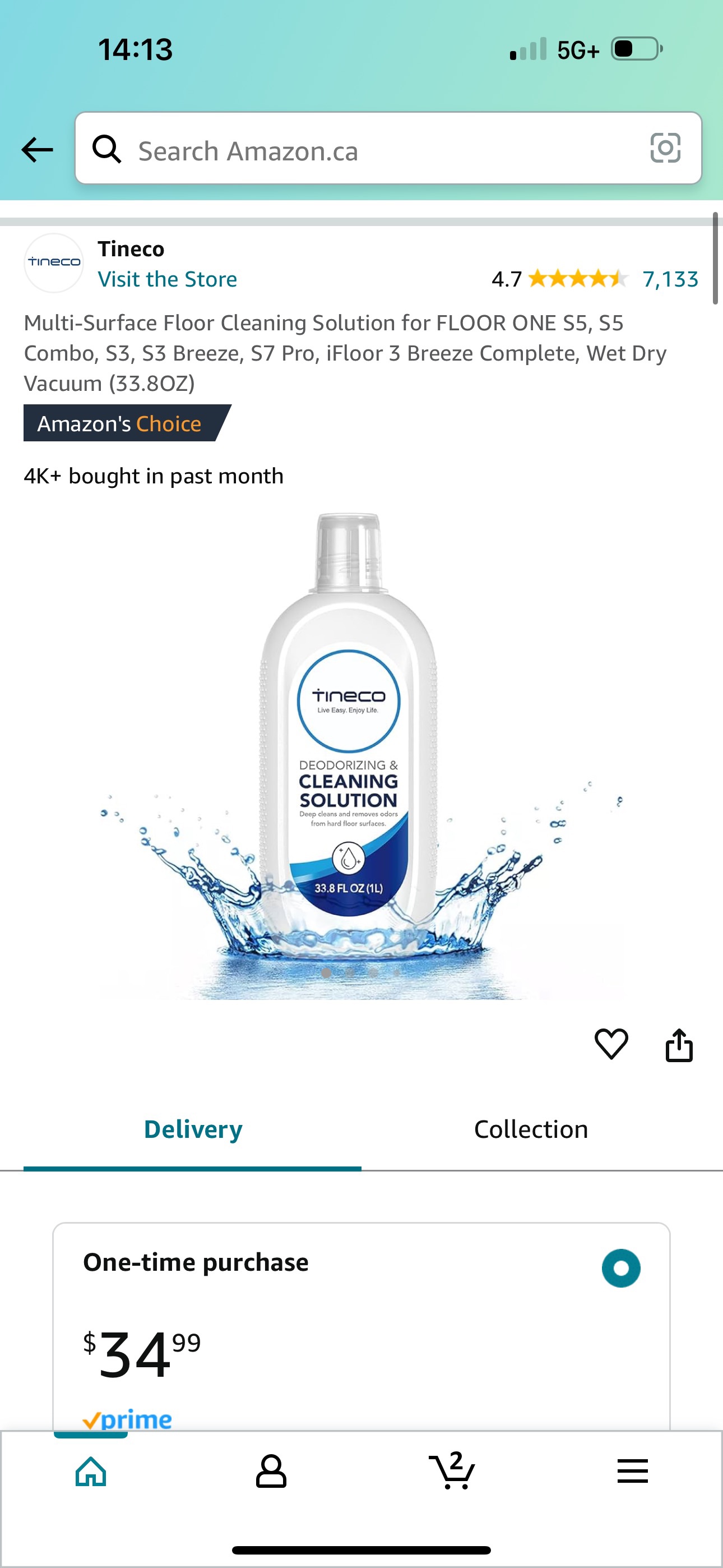 Tineco Multi-Surface Floor Cleaning Solution thumbnail