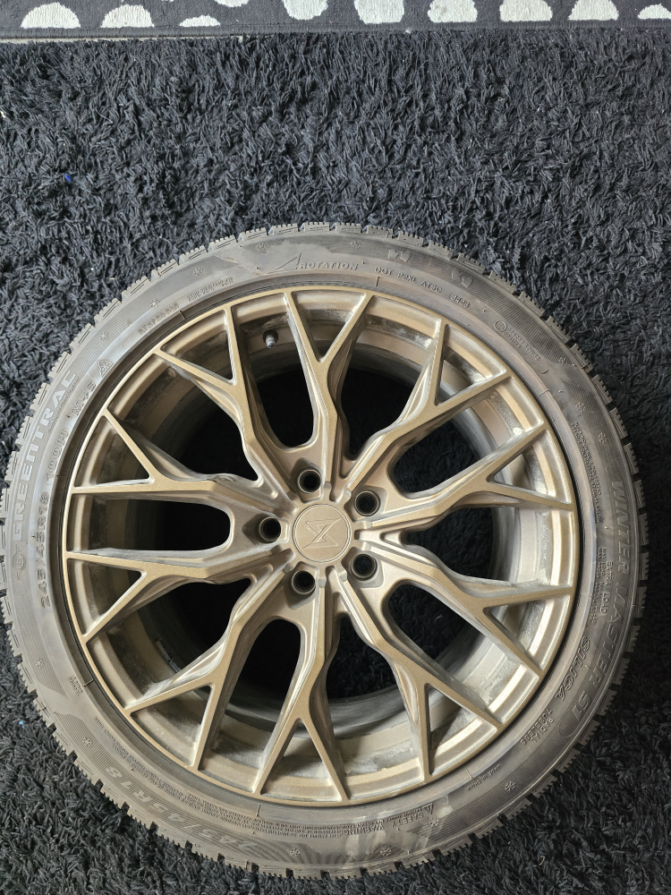 18" 5x114 bolt pattern Rims with Winter Tires - photo 3