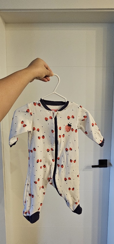 Strawberry Baby Onesie #freecycle