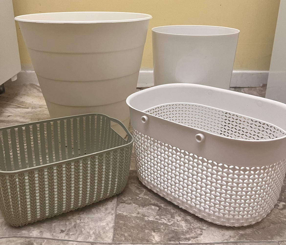 Set of 4 Storage (2 bins)