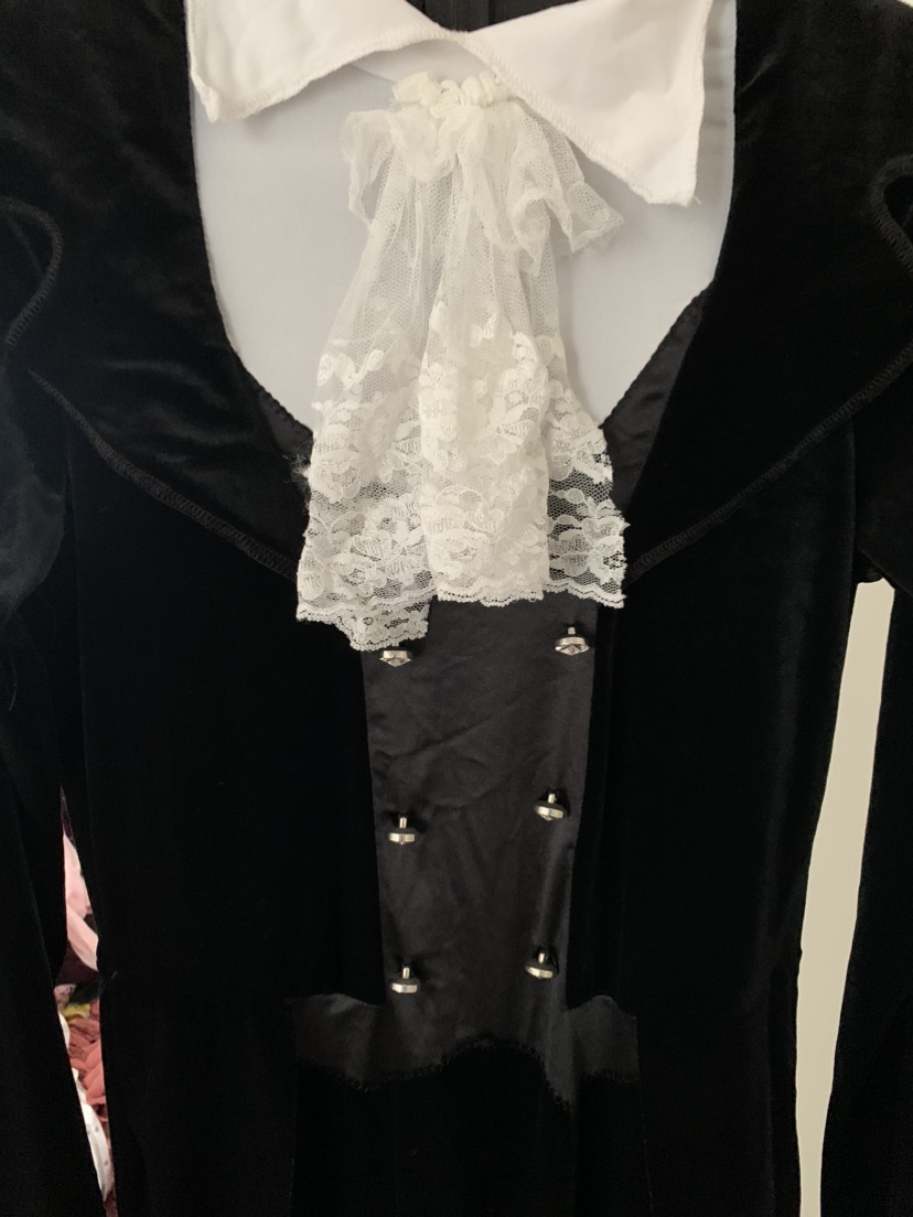 Black Velvet Jumpsuit Halloween Costume - photo 2