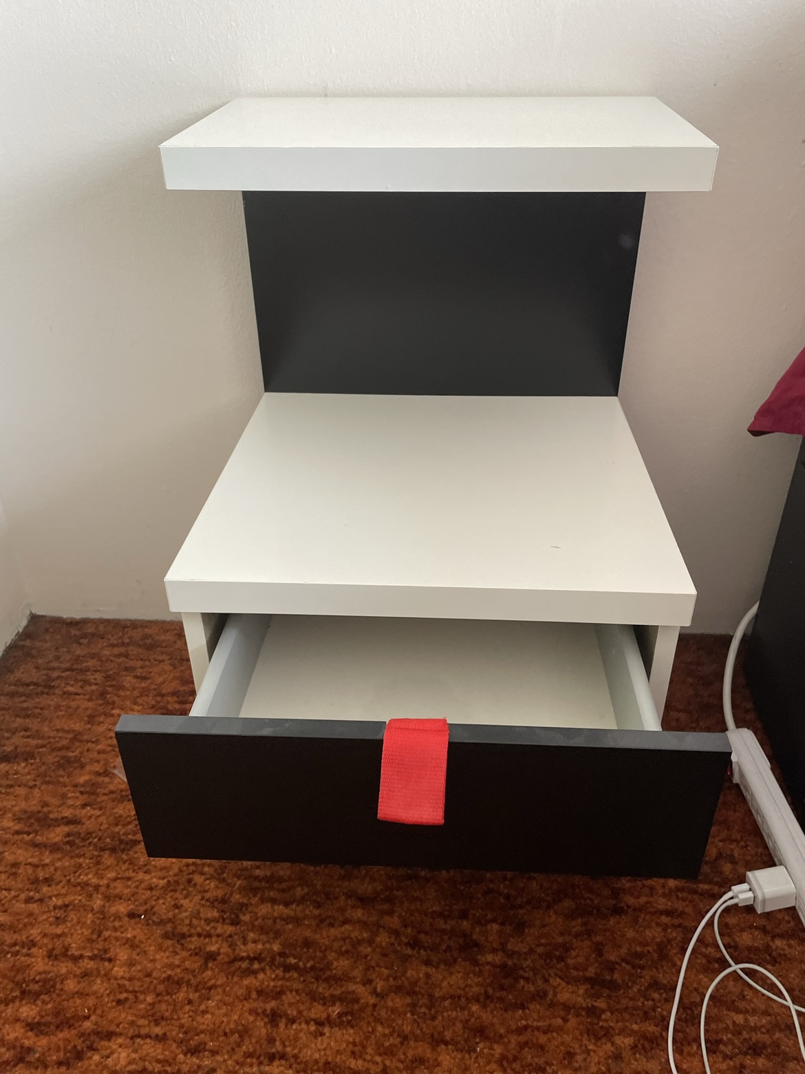 Black and White Nightstand - photo 4