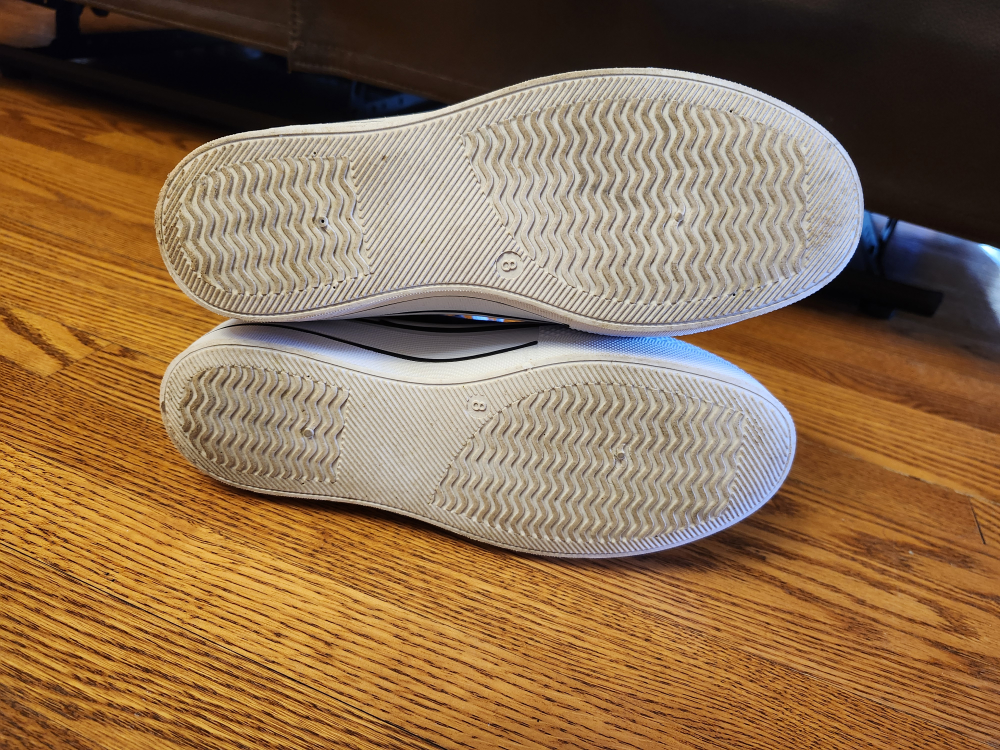 Black High Top Canvas Sneakers.  Size 8W image indicator(6)