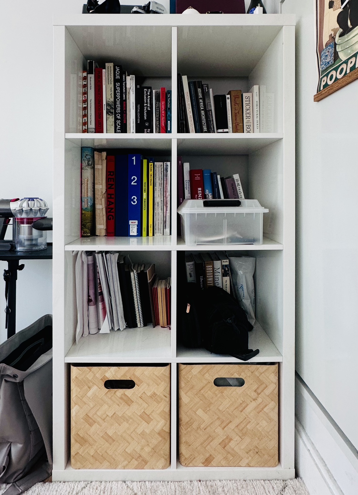 White Book Cube Shelving