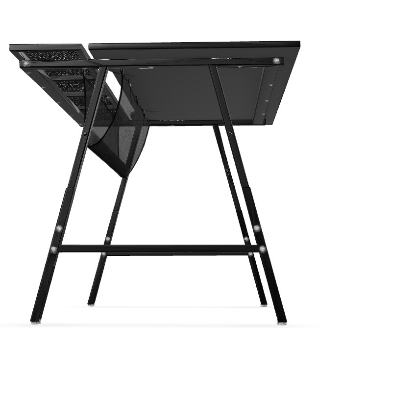 Computer desk long