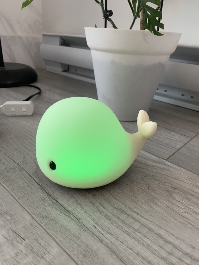 Free whale night light & whale butter dish - photo 2