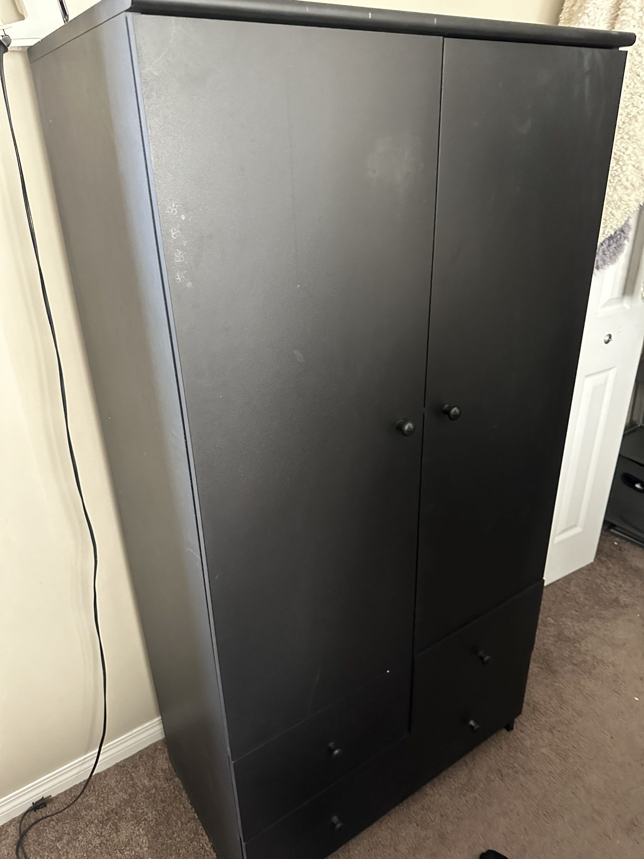 Black Wardrobe- pickup only asap
