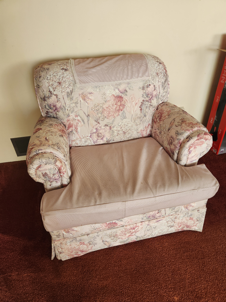 FREE FREE Sofa chair.  Plush. Comfortable. Great to relax in. - photo 4