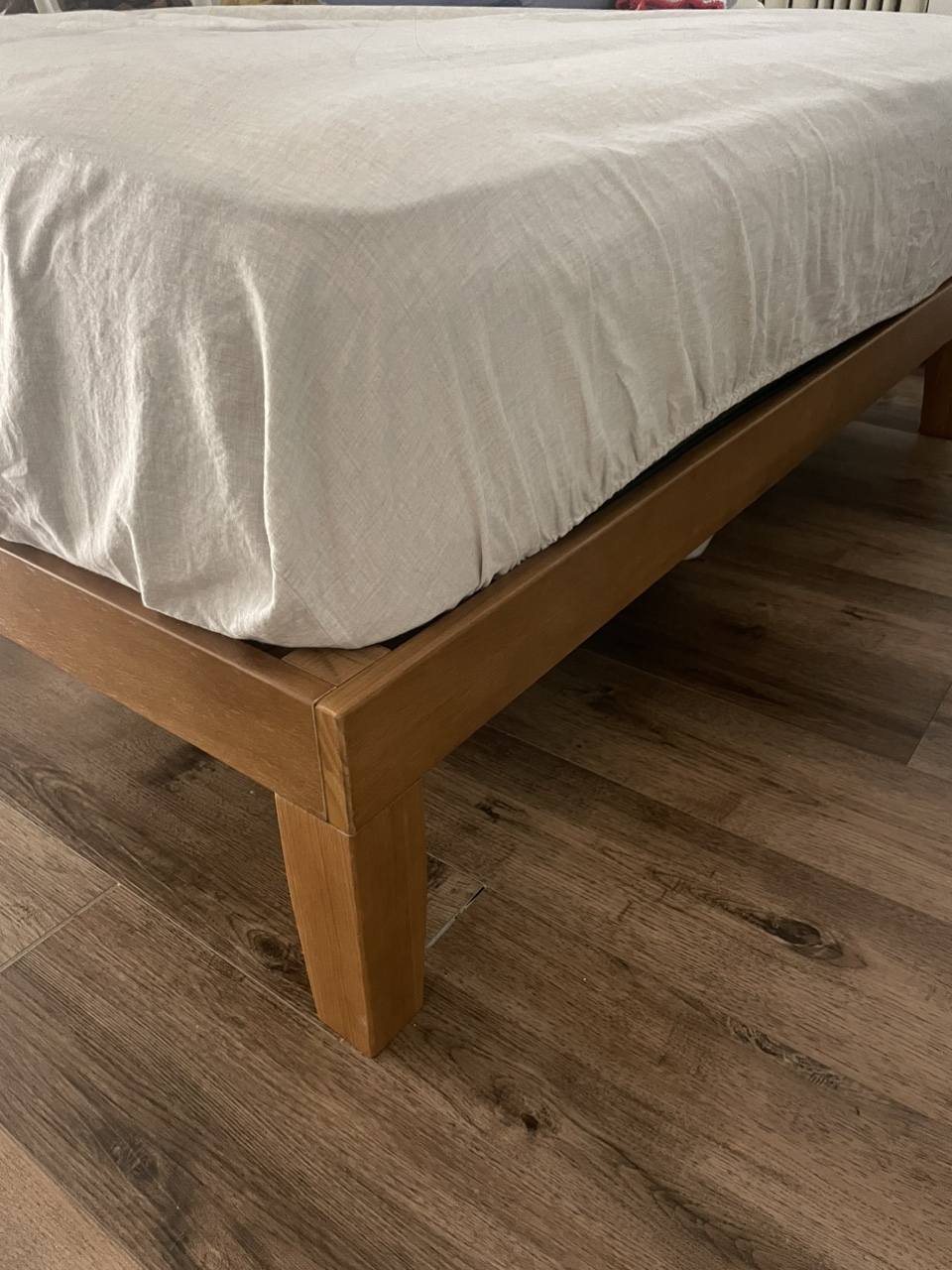 Mellow 12" Solid Wood Platform Bed Frame Queen Size - photo 3