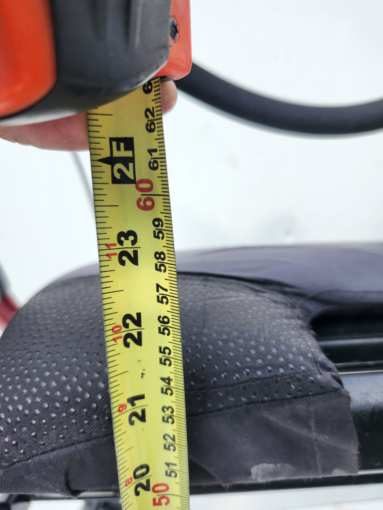 Aluminum Height Adjustable WALKER WITH SEAT 8 "WHEELS: image indicator(8)