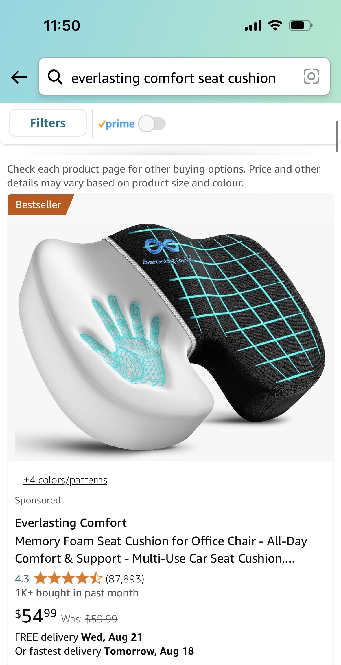 Everlasting memory seat cushion, excellent quality!😊💕 image indicator(4)