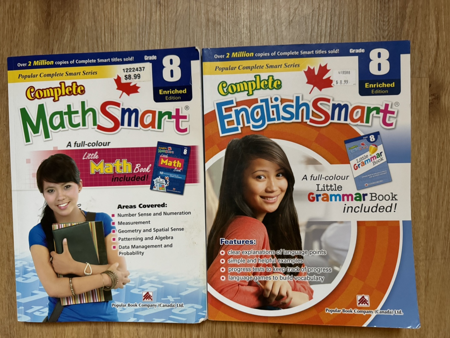 Grade 8 Math & English Workbooks thumbnail