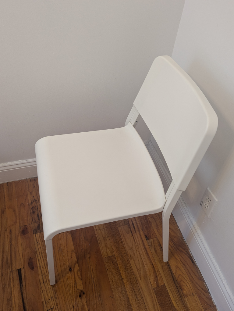 White Plastic Chair