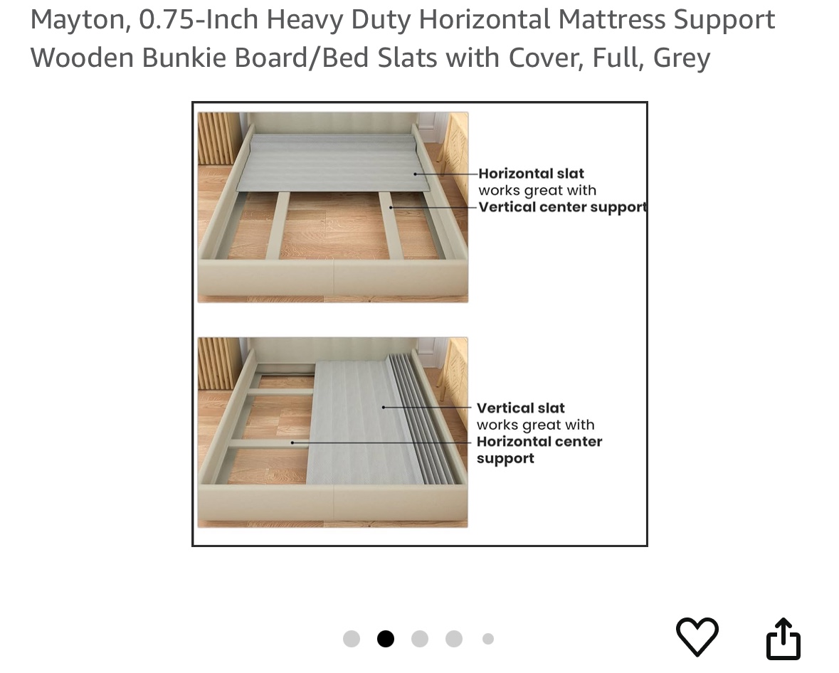 Full Size Bunkie Board Bed Slats - photo 3