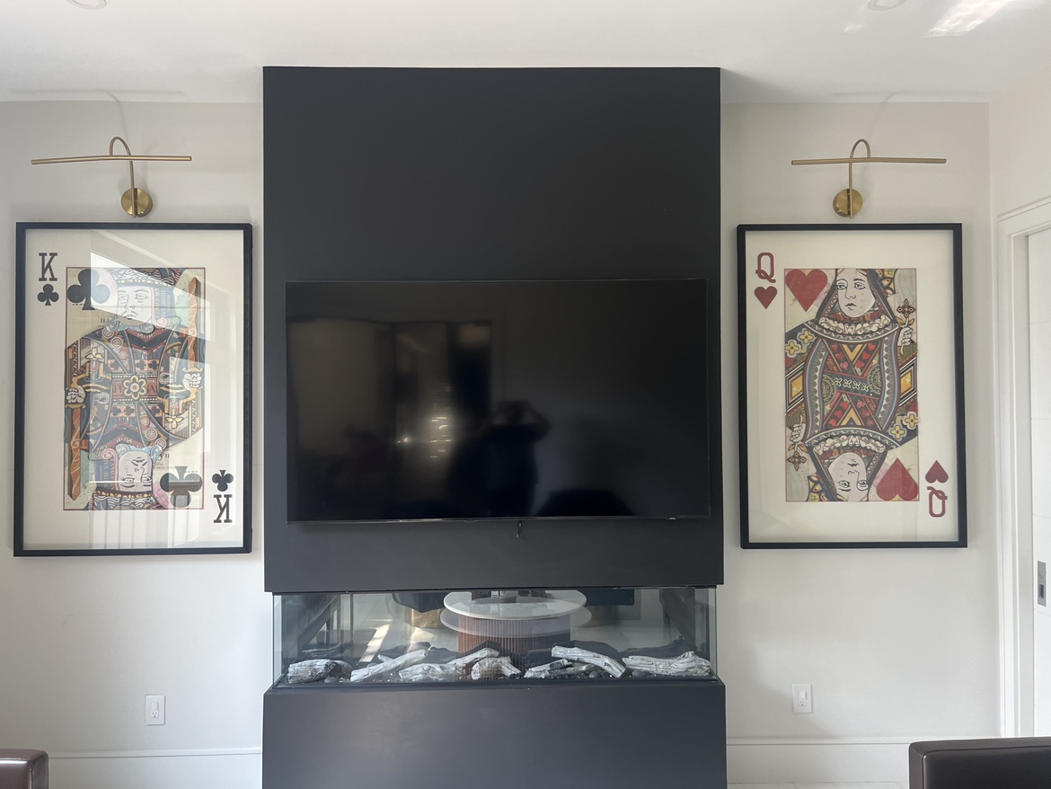 King of Clubs and Queen of Hearts Framed Prints thumbnail