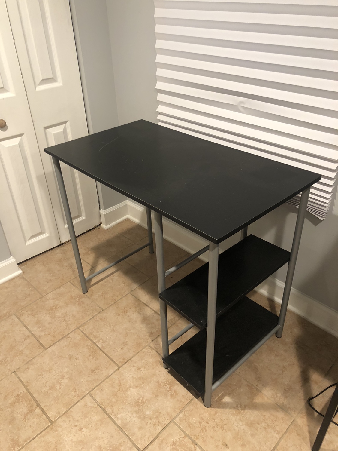 Computer desk with shelf - photo 2