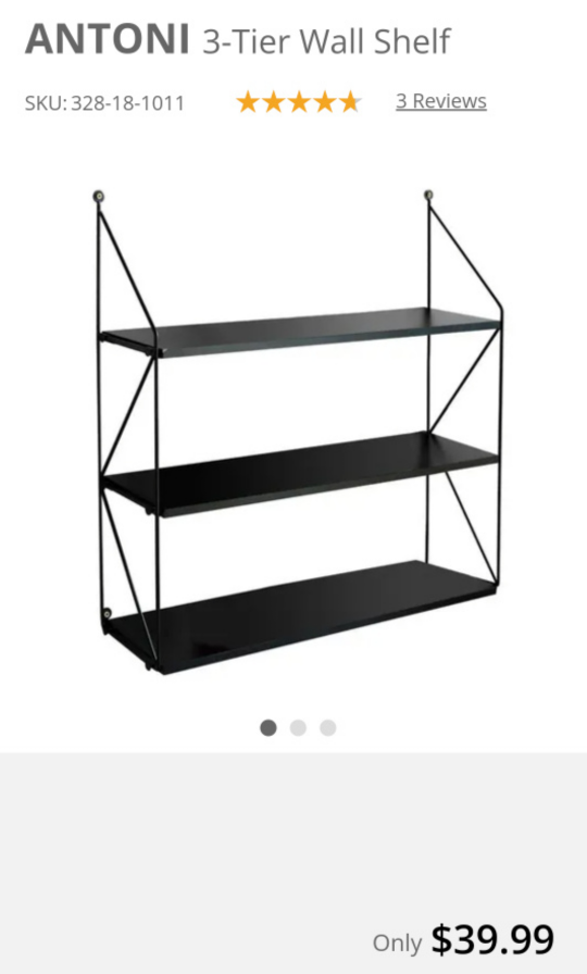 3-Tier Wall Shelf thumbnail