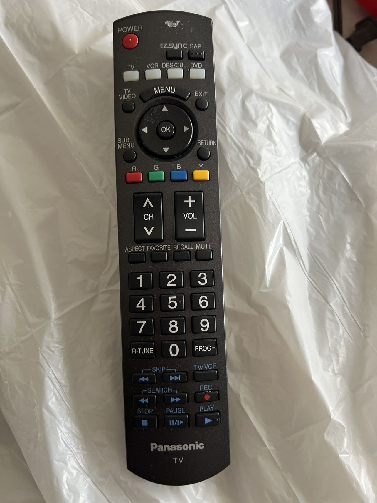 Panasonic TV remote - photo 2