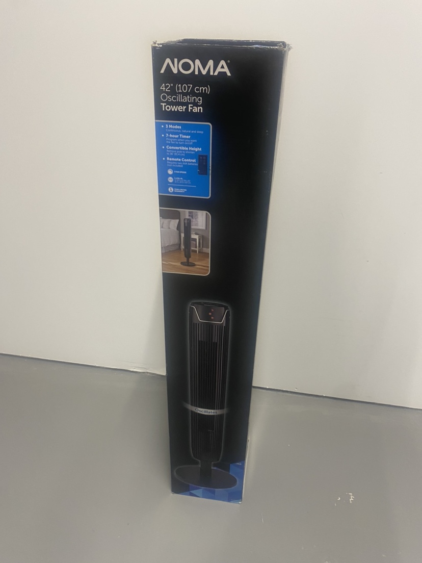 Noma 42" Oscillating Tower Fan - photo 2