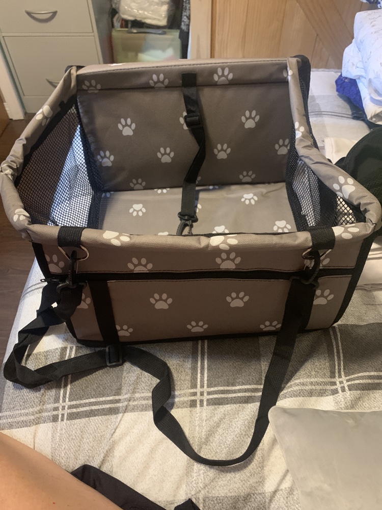 Collapsible Pet Booster Car Seat Dog Carrie